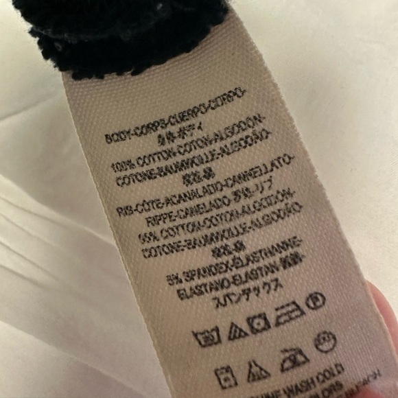 Free People Distressed Charcoal Gray Black Mock Neck Sweatshirt Tunic Side Slit - Picture 10 of 11